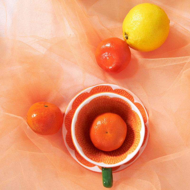 Fruity kopp med fat 25 cl mandarie