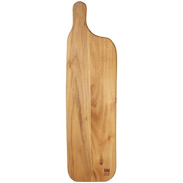 RAW Teak skjærebrett 50x14x1,5 cm