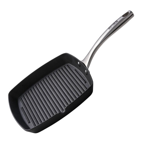 Grillpanne i støpejern 24 cm