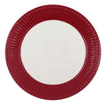 Everyday Alice tallerken 23 cm dark red