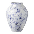 Vase 27 cm natura hvit