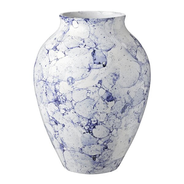 Vase 27 cm natura hvit