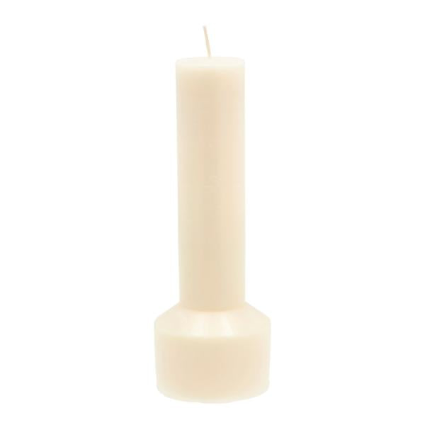 Hvils kubbelys 7x20 cm parafin/stearin cream
