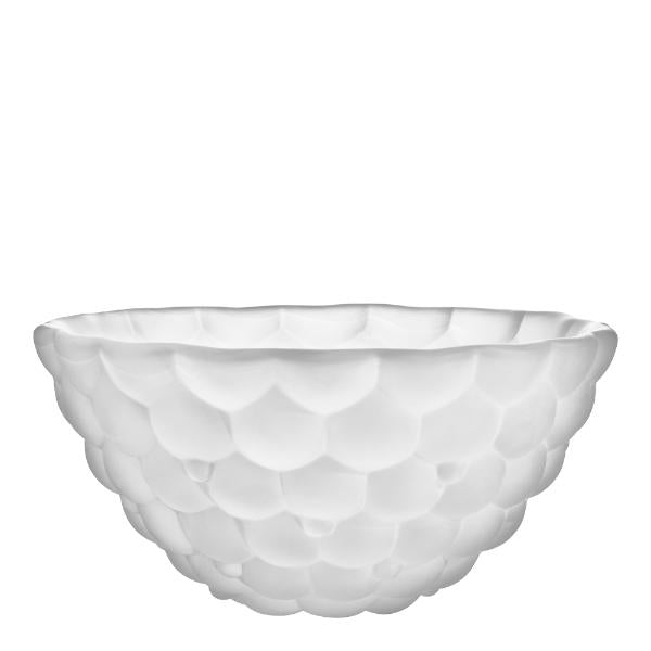 Hallon skål 20,5 cm frostet