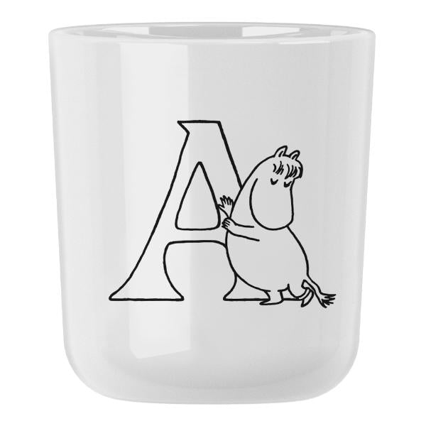 Moomin ABC krus A 20 cl hvit