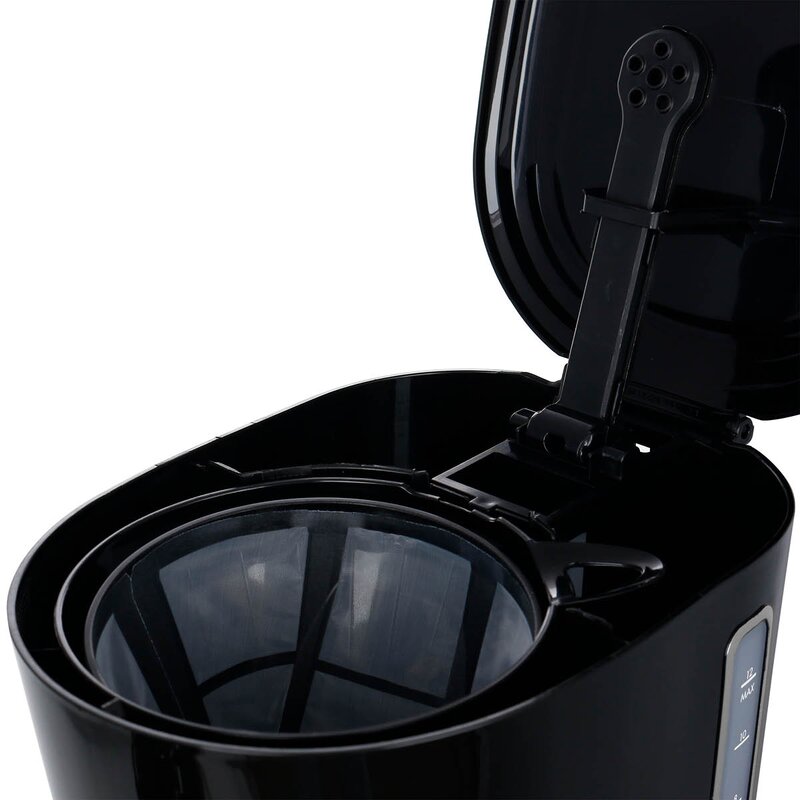 Kaffetrakter 750W 1,5L svart