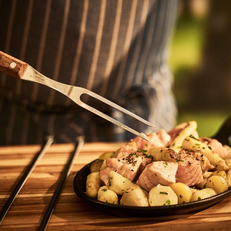 BBQ by Hellstrøm forskjærgaffel 46 cm natur
