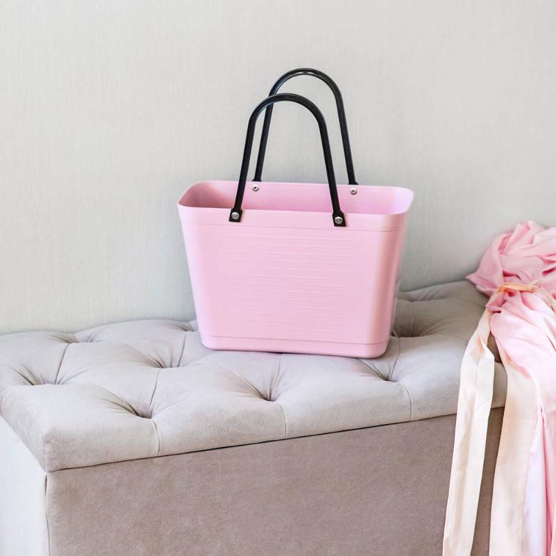Green Plastic veske liten 7,5L gammelrosa