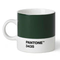 PANTONE espressokopp med hank 12 cl mørk grønn