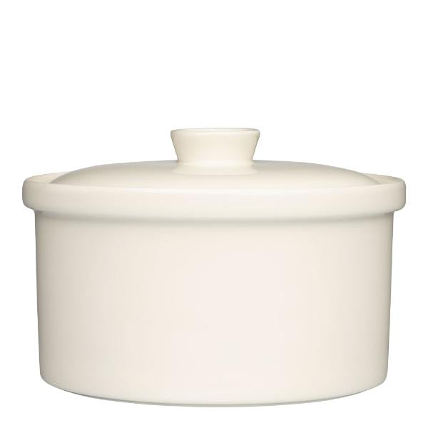 Teema ildfast form m/lokk 2,3L hvit