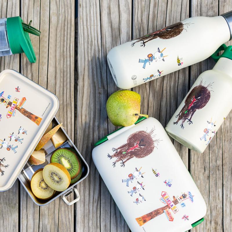 Bukkene Bruse lunsjboks 0,6L motiver grønn