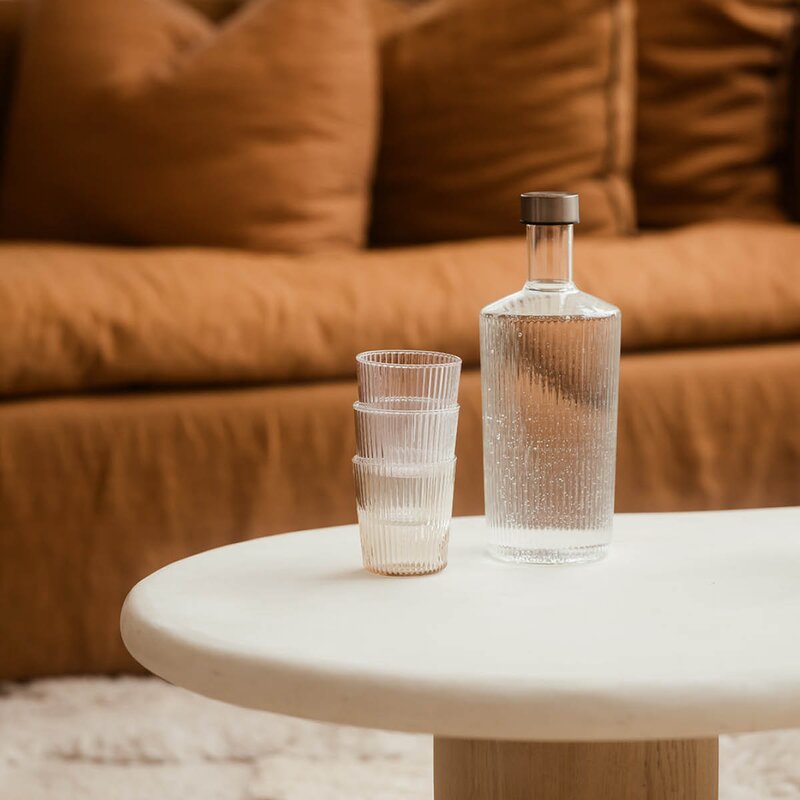 Ribbed Elegance gaveeske White Haven 3 deler