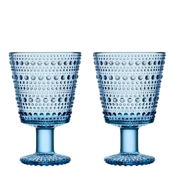 Kastehelmi glass 26 cl 2 stk aqua