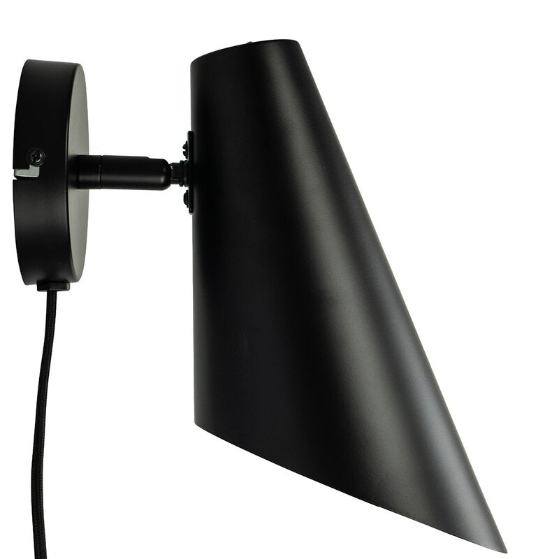 Cale vegglampe 24,5 cm svart