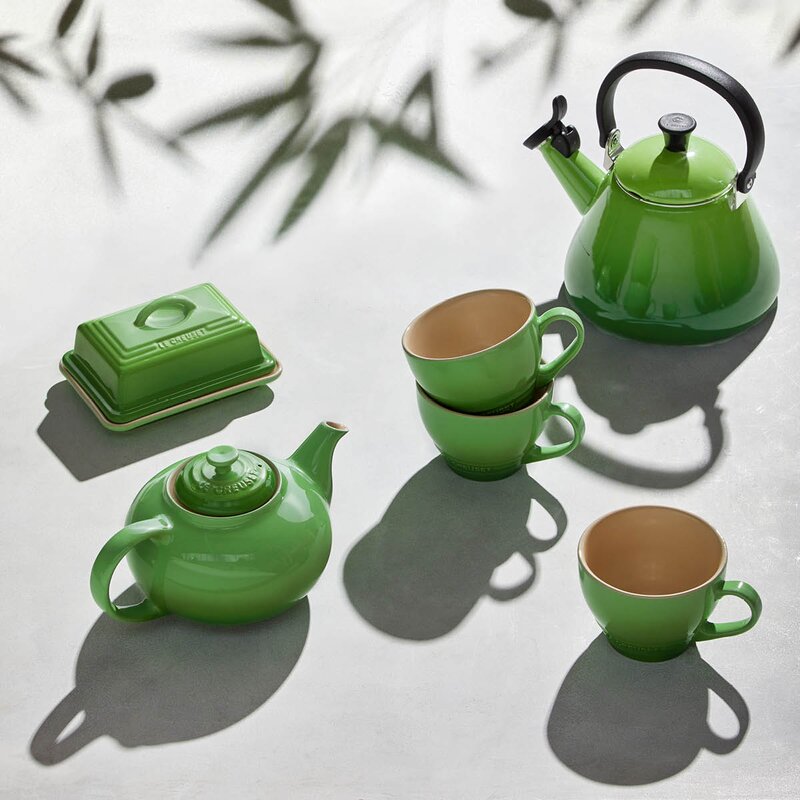 Kone vannkjele med fløyte 1,6L bamboo green