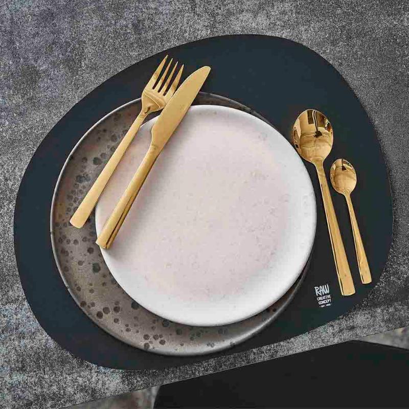RAW Organic dekkebrikke 41x33,5 cm svart