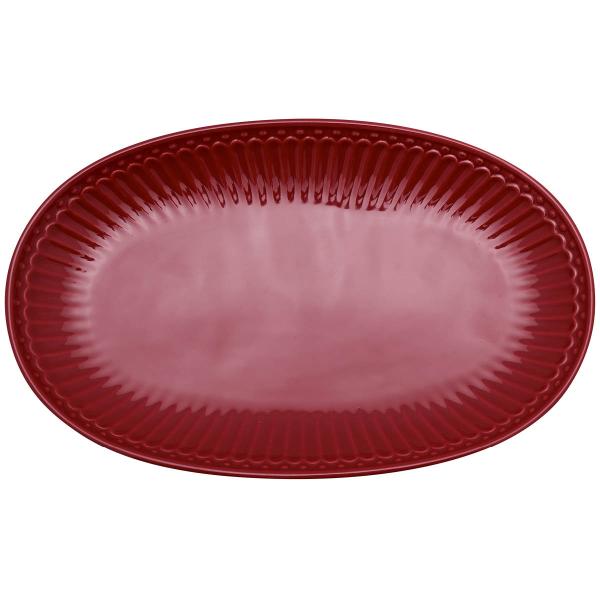 Everyday Alice kakefat 23 cm dark red