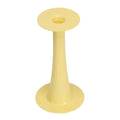 Trumpet vase/lysestake 24 cm gul