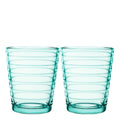 Aino Aalto glass 22 cl 2 stk vanngrønn