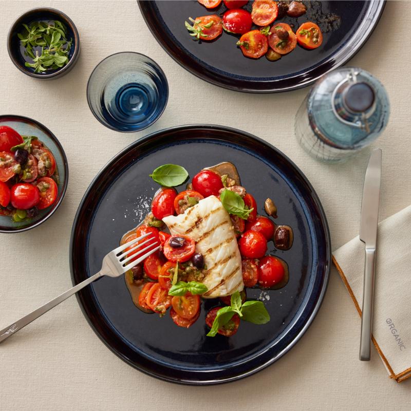 Gastro tallerken 27 cm svart/blå