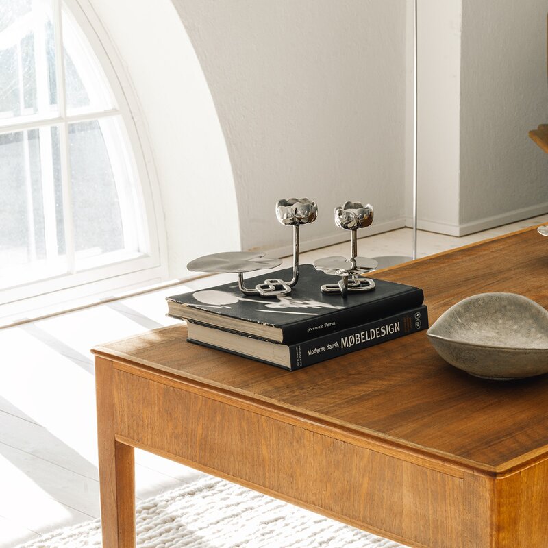 Ninfea No.2 NP lysestake 21 cm sølv