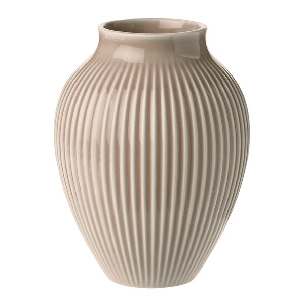 Ripple vase 12,5 cm matt dusty rose