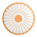 Fleur soleil fat til kaffekopp 14,8 cm hvit/gul