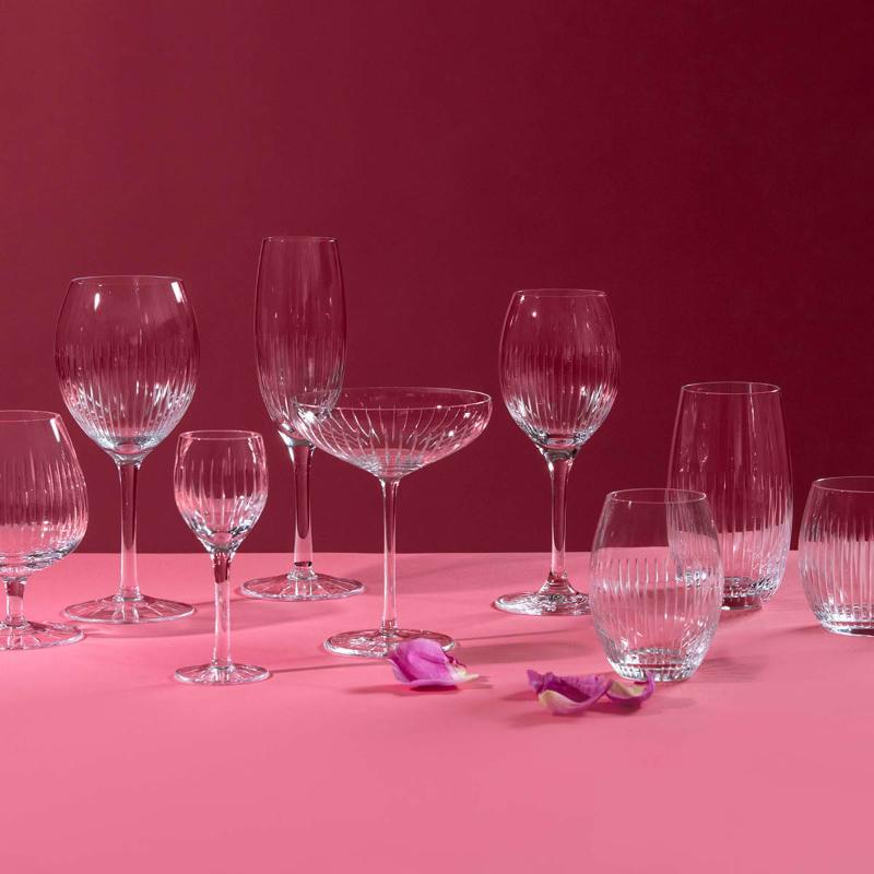 Alba champagneskål 27 cl fine line clear