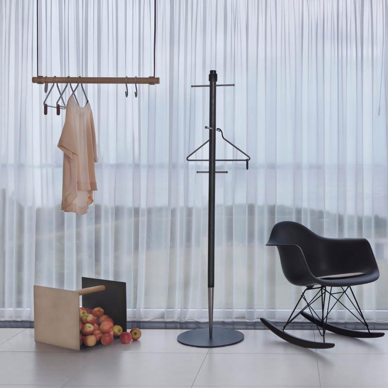 Swing M garderobestang 80 cm eik/natur