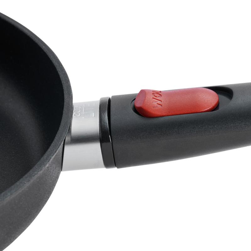 ECO Lite QXR stekepanne 28 cm avtagbart håndtak svart