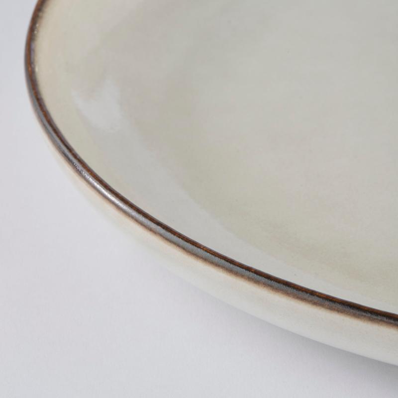 Amera serveringsfat 40x30 cm beige
