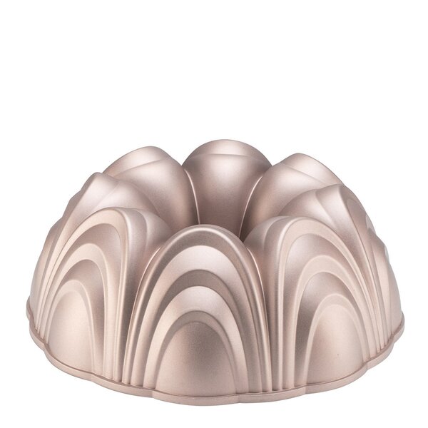Premium kakeform regnbue 25 cm rose gold