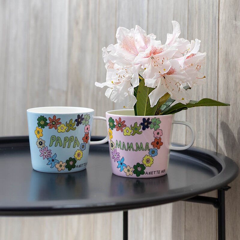 Anette Moi krus 27 cl mamma rosa/flerfarget