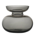 Inu vase 11x9 cm smoked grey