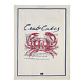 Crab cake kjøkkenhåndkle 70x50 cm hvit/blå