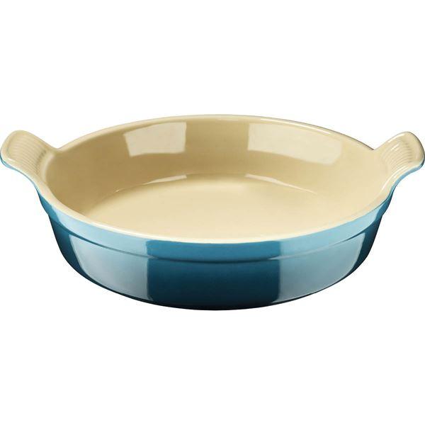 Heritage ildfast form rund 24 cm deep teal
