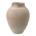 Ripple vase 27 cm matt dusty rose
