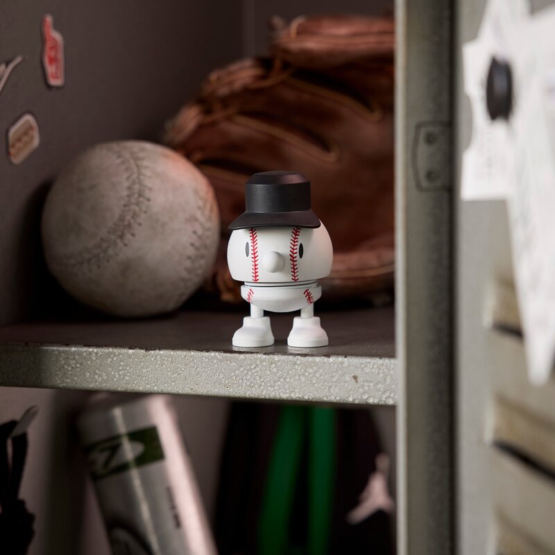 Bumble baseball liten hvit