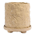 Muddy krukke L 23x23,5 cm beige