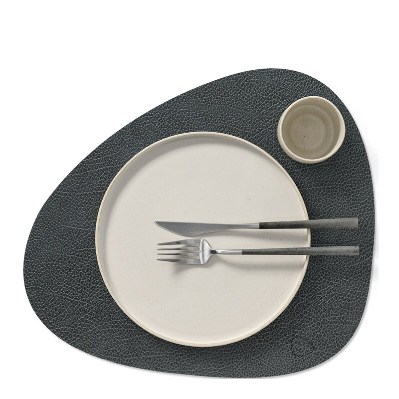 Curve Hippo spisebrikke L 37x44 cm svart-antrasitt