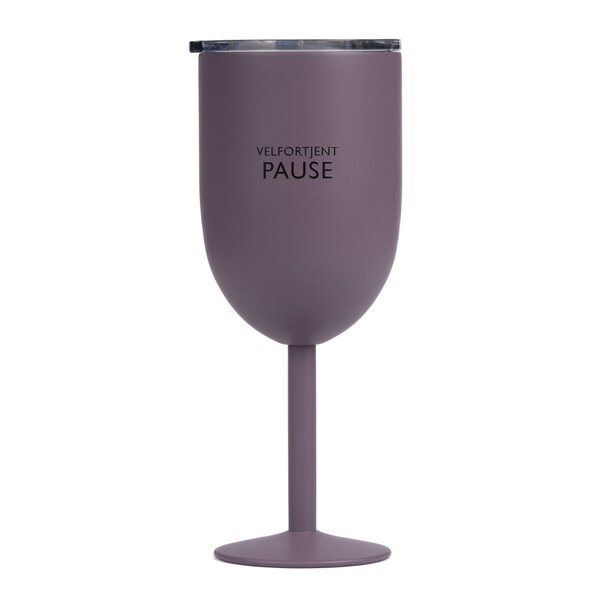 Vinglass termo VELFORTJENT PAUSE 35 cl mørk lilla