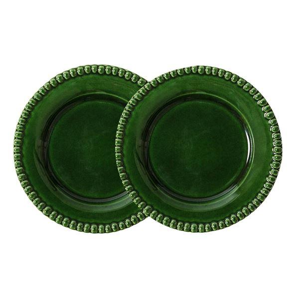 Daria tallerken 22 cm 2 stk moss