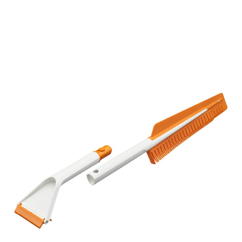 SnowXpert™ børste & isskrape 67,5 cm hvit/oransje