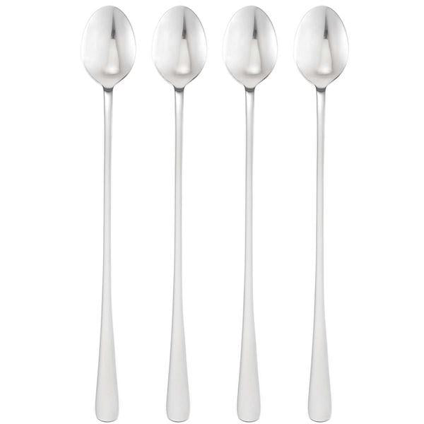 Classic teskje 4 stk lang 22cm stål