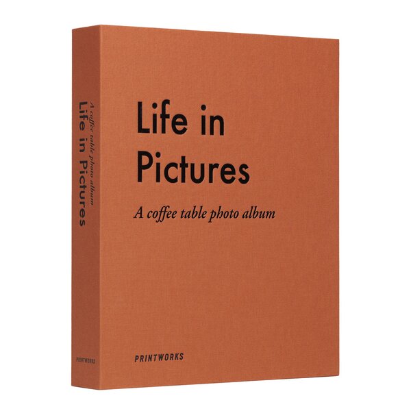 Fotoalbum life in pictures oransje