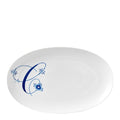 Alfabet oval tallerken C 23 cm