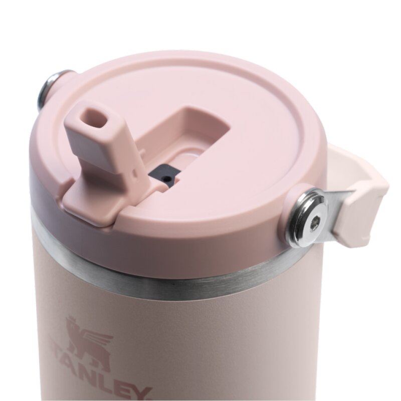 Iceflow flip straw tumbler termoflaske 0,89L rose quartz