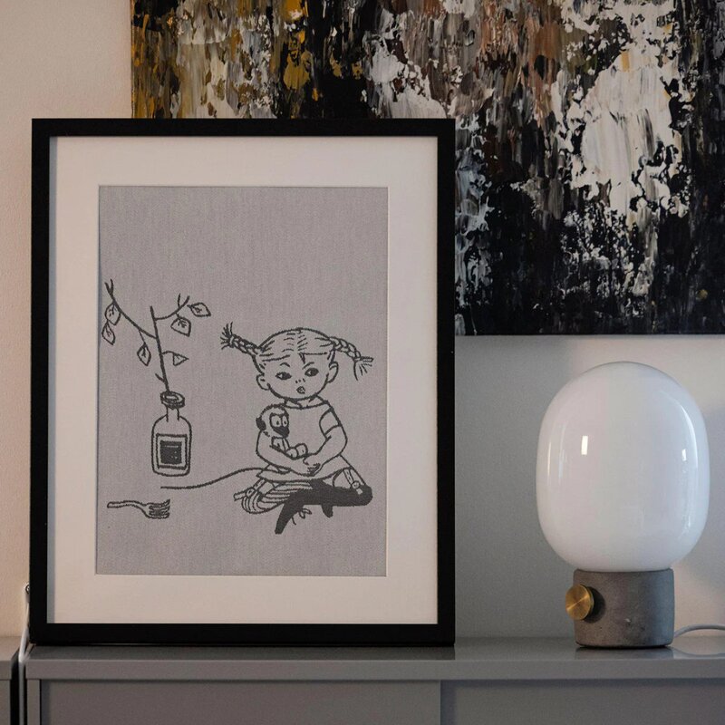 Pippi kjøkkenhåndkle 35x50 cm sukkerdrikke