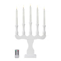 Rydboholm adventstake 5 lys 53 cm hvit