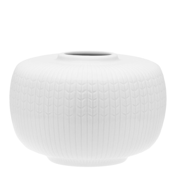 Swedish Grace vase 13x9 cm snø/hvit